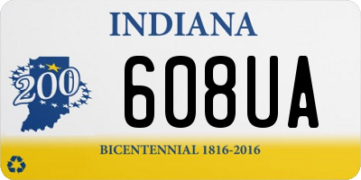 IN license plate 608UA