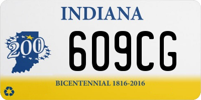 IN license plate 609CG