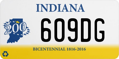 IN license plate 609DG