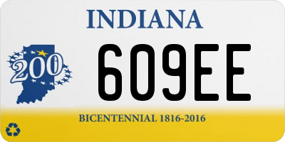 IN license plate 609EE