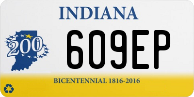 IN license plate 609EP