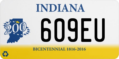 IN license plate 609EU