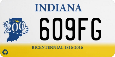 IN license plate 609FG