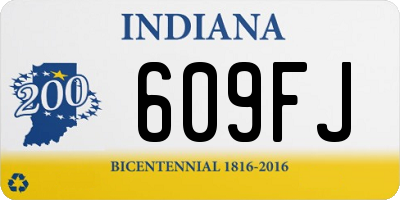 IN license plate 609FJ