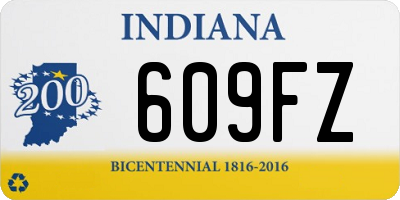 IN license plate 609FZ