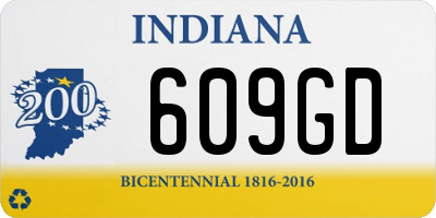 IN license plate 609GD