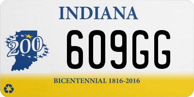 IN license plate 609GG