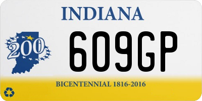 IN license plate 609GP