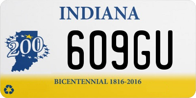 IN license plate 609GU