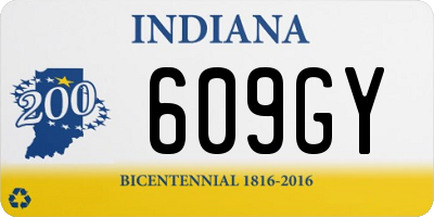 IN license plate 609GY