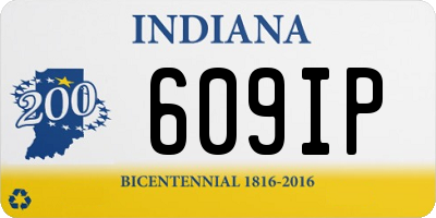 IN license plate 609IP