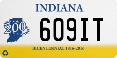 IN license plate 609IT