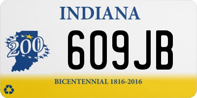 IN license plate 609JB
