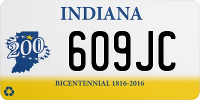 IN license plate 609JC