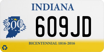 IN license plate 609JD