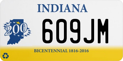 IN license plate 609JM