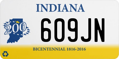 IN license plate 609JN