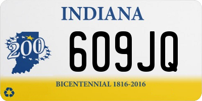 IN license plate 609JQ