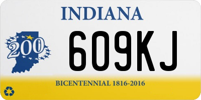 IN license plate 609KJ