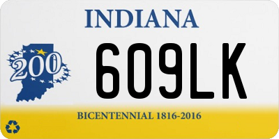 IN license plate 609LK