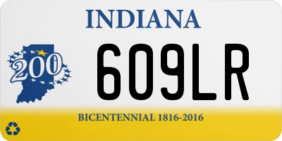 IN license plate 609LR