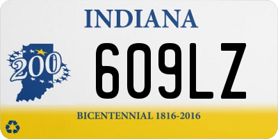 IN license plate 609LZ