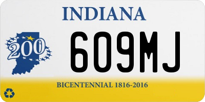 IN license plate 609MJ