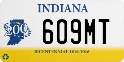 IN license plate 609MT