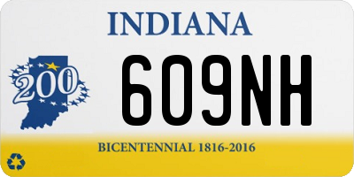 IN license plate 609NH