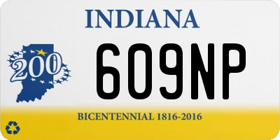 IN license plate 609NP