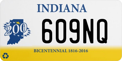 IN license plate 609NQ