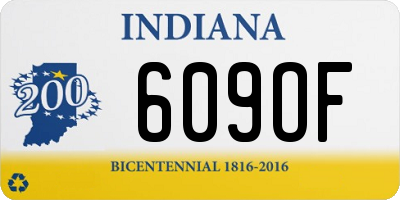 IN license plate 609OF