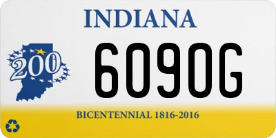 IN license plate 609OG