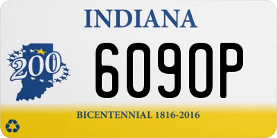 IN license plate 609OP