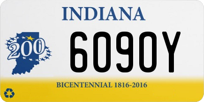 IN license plate 609OY