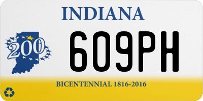 IN license plate 609PH