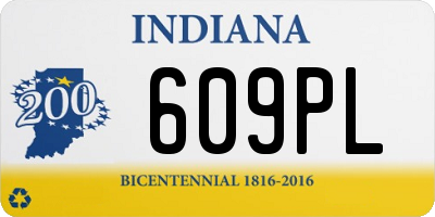 IN license plate 609PL