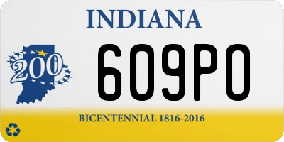 IN license plate 609PO