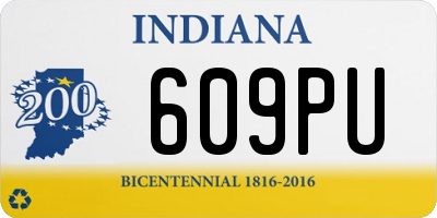 IN license plate 609PU