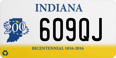 IN license plate 609QJ