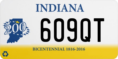 IN license plate 609QT