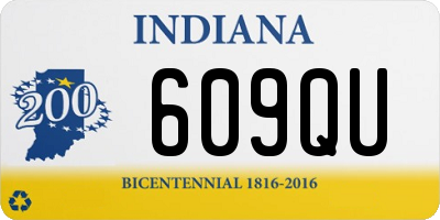 IN license plate 609QU