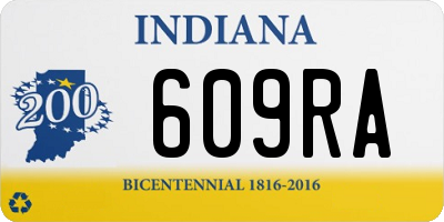 IN license plate 609RA