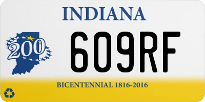 IN license plate 609RF