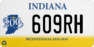 IN license plate 609RH