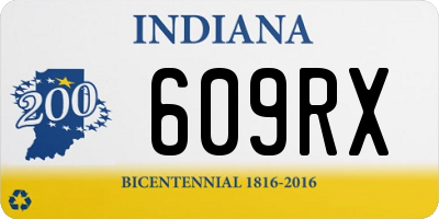 IN license plate 609RX