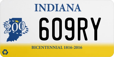 IN license plate 609RY