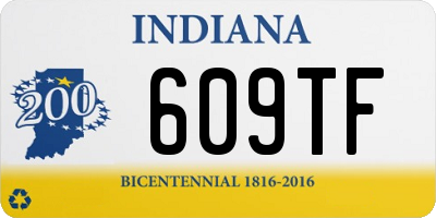 IN license plate 609TF