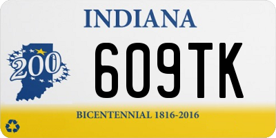 IN license plate 609TK