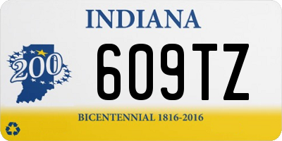 IN license plate 609TZ